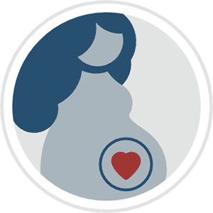 Clipart of a pregnant woman