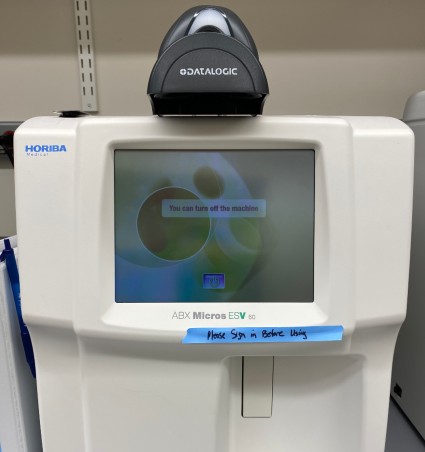 Horiba Micros ESV 60 Hematology Analyzer for Veterinary Samples