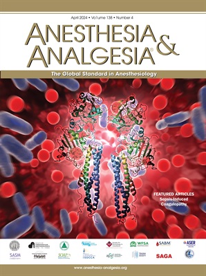 Anesthesia & Analgesia cover