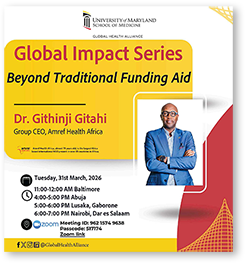 Global Impact Series Dr. Githinji Gitahi SEMINAR