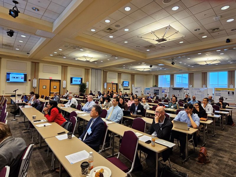 Conference room full of people